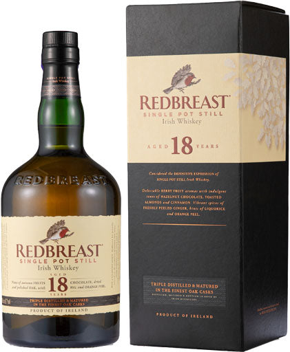 Redbreast 18 Year Old Single Pot Still Irish Whiskey 750ml Featured Image