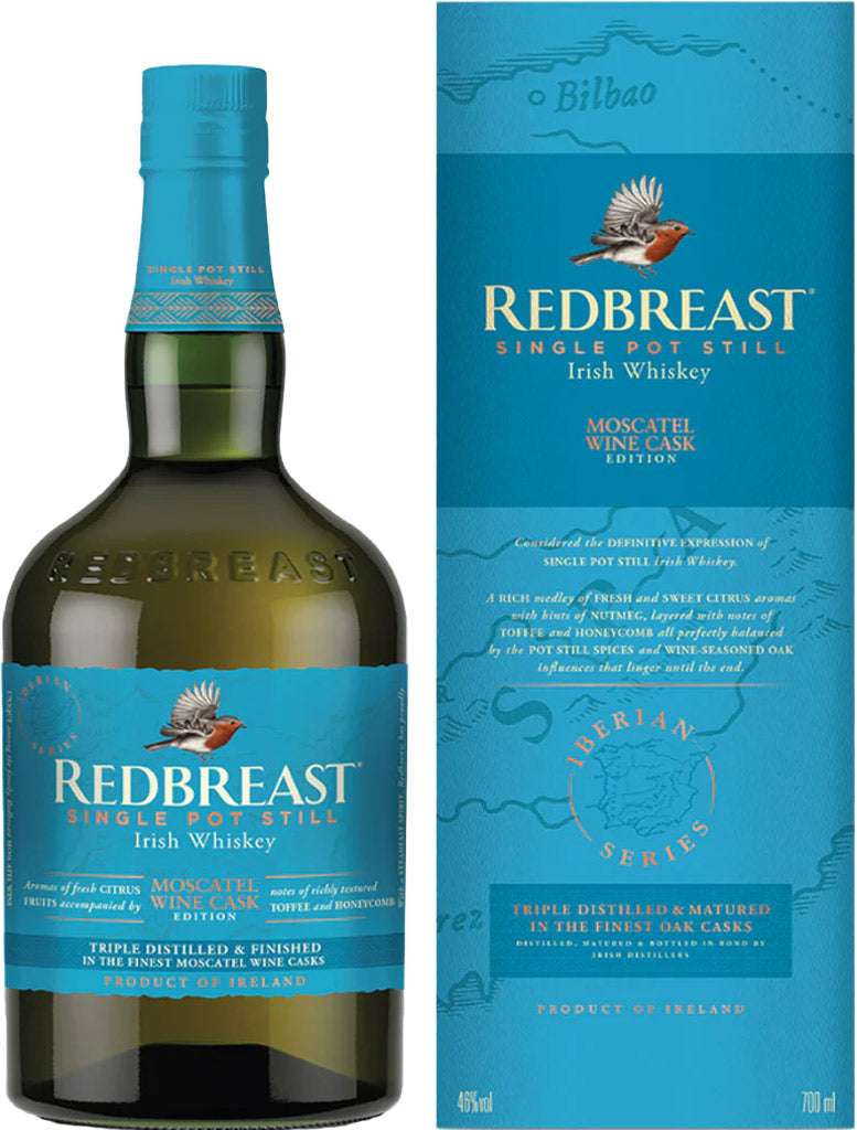 Redbreast Moscatel Wine Cask Edition Single Pot Still Irish Whiskey 750ml-0