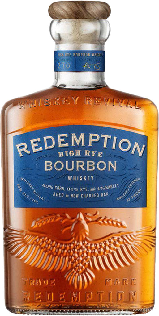 Redemption High Rye Bourbon Whiskey 750ml-0