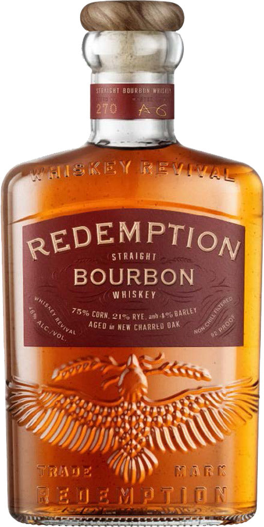 Redemption Straight Bourbon Whiskey 750ml-0