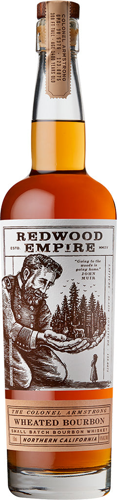 Redwood Empire The Colonel Armstrong Wheated Bourbon Whiskey 750ml-0