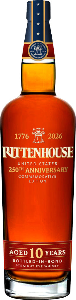 Rittenhouse BIB 250th Anniversary Commemorative Edition Rye Whiskey 10 Year Old 750ml-0