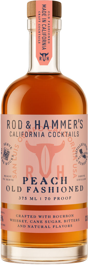 Rod & Hammer's Old Fashion Peach Cocktail 375ml-0