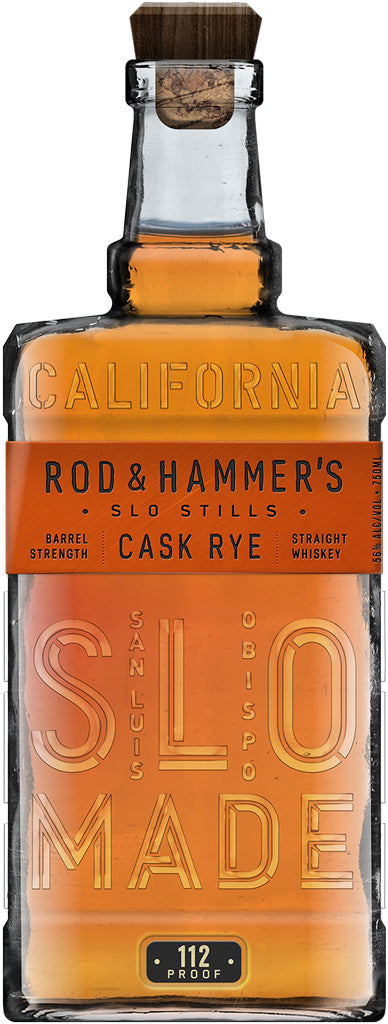 Rod & Hammer's SLO Stills Barrel Strength Cask Rye 750ml-0