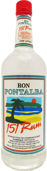 Ron Pontalba 151 Rum 1L – Mission Liquor