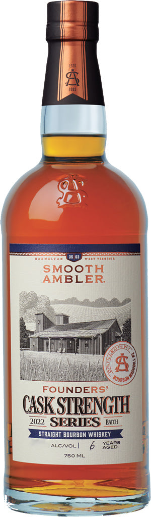 Smooth Ambler Founder's Cask Strength Series Straight Bourbon Whiskey 750ml-0