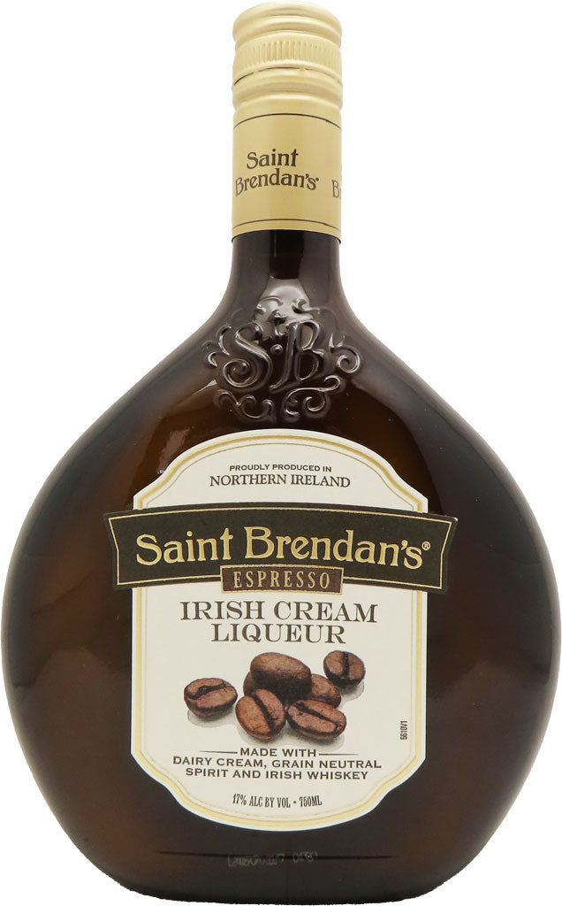 Saint Brendan's Espresso Irish Cream Liqueur 750ml-0