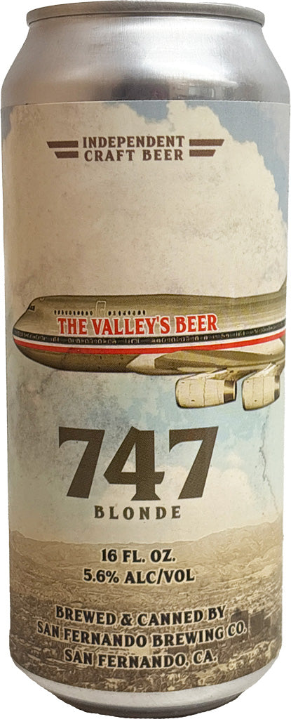 San Fernando Brewing 747 Blonde Ale 16oz Cans-0