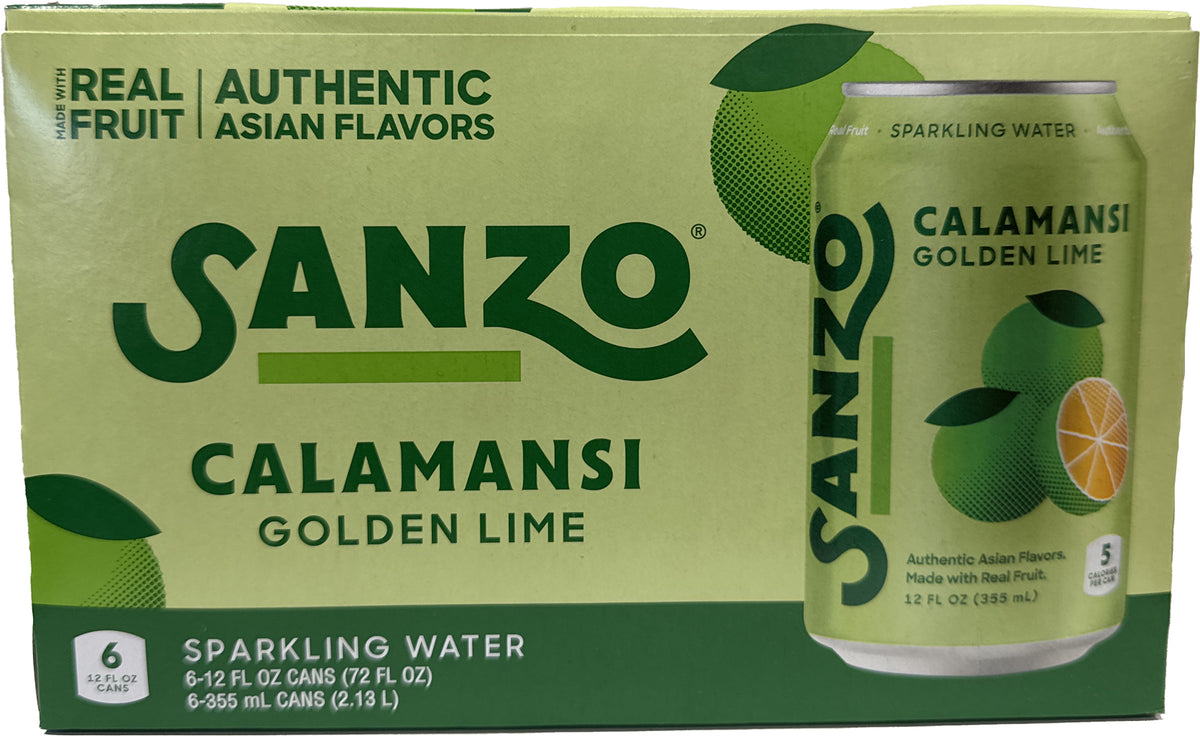 Sanzo Calamansi Sparkling Water 6pk Cans-0