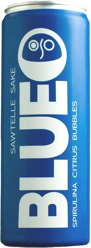 Sawtelle Sake BLUE Spirulina Lemon Seltzer 12oz Can-0