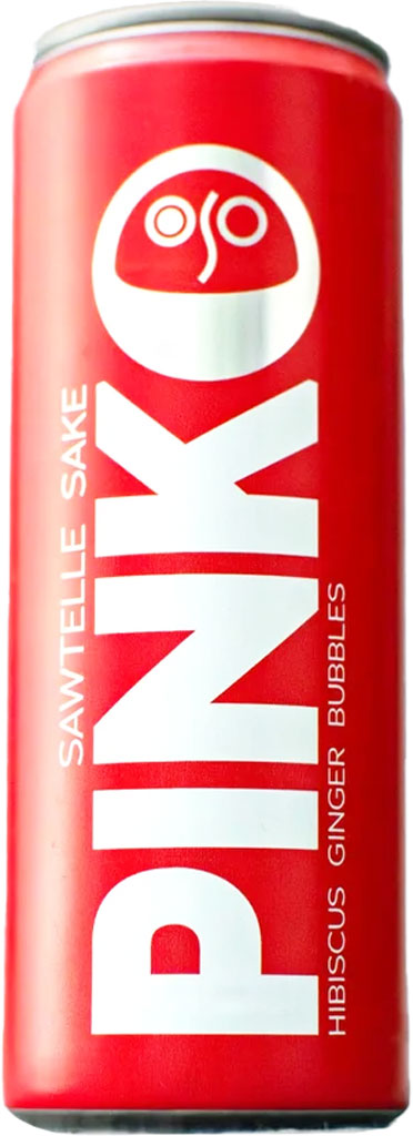Sawtelle Sake PINK Hibiscus Ginger Seltzer 12oz Can-0