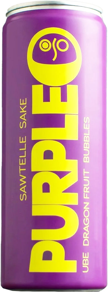 Sawtelle Sake PURPLE Ube Dragonfruit Seltzer 12oz Can-0