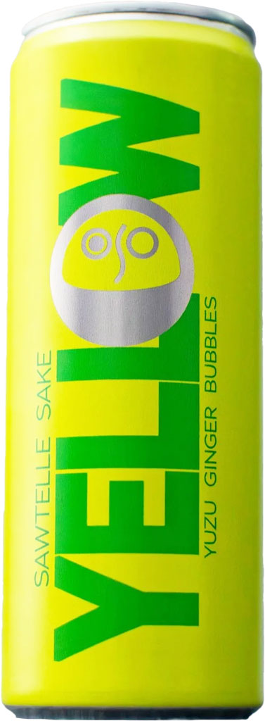 Sawtelle Sake YELLOW Yuzu Ginger Seltzer 12oz Can-0