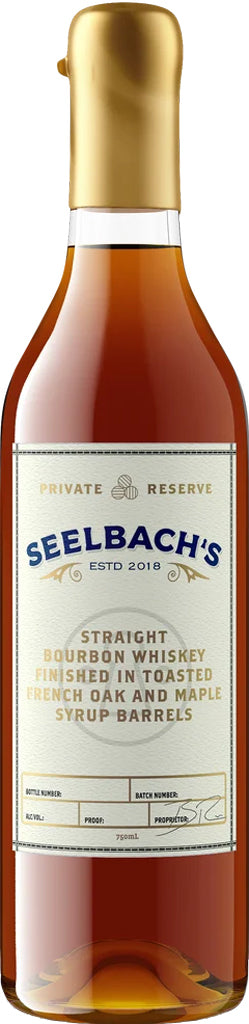 Seelbach's Private Reserve Toasted French Oak & Maple Syrup Barrel Finish Bourbon Whiskey 750ml-0