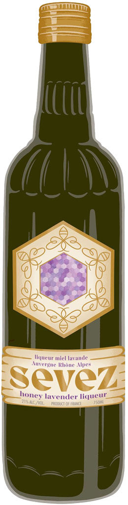 Sevez Honey Lavender Liqueur 750ml-0