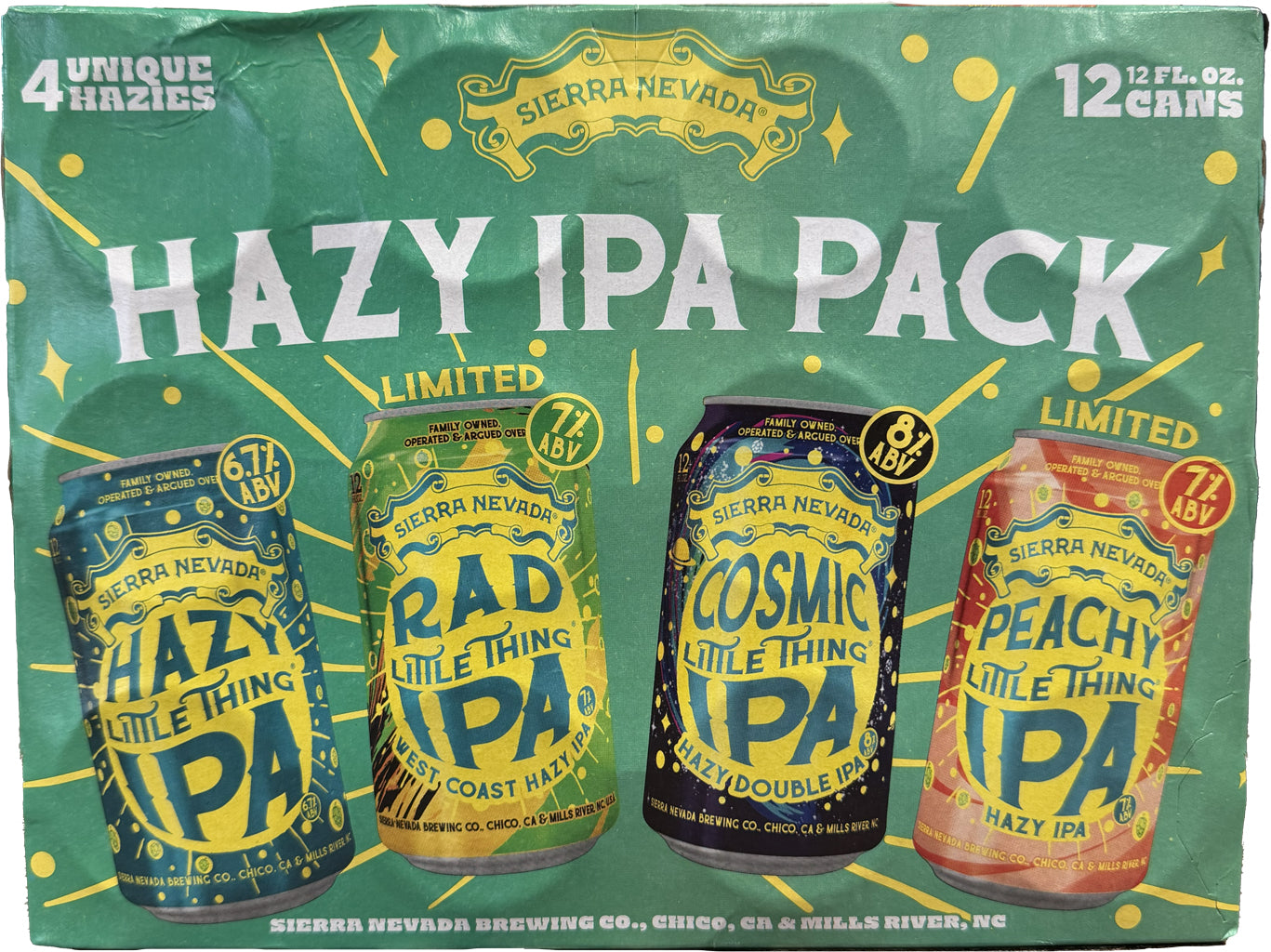 Sierra Nevada Hazy IPA Variety 12pk Cans-0