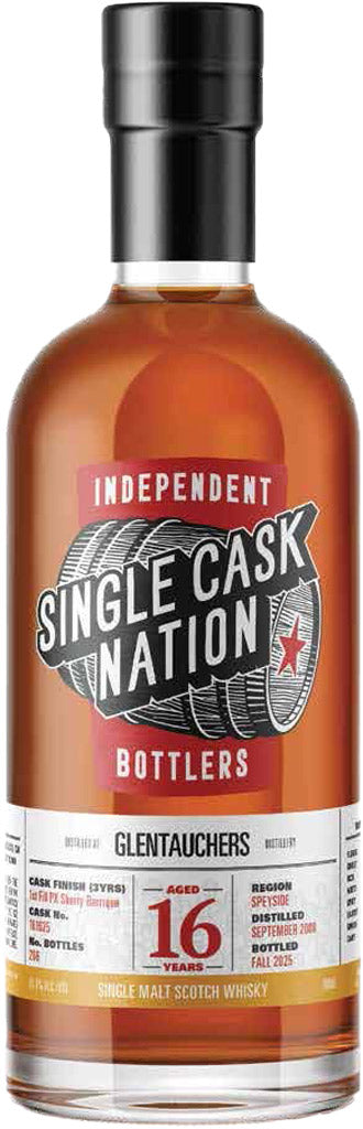 Single Cask Nation Glentauchers Single Malt Whisky 16 Year Old 700ml-0
