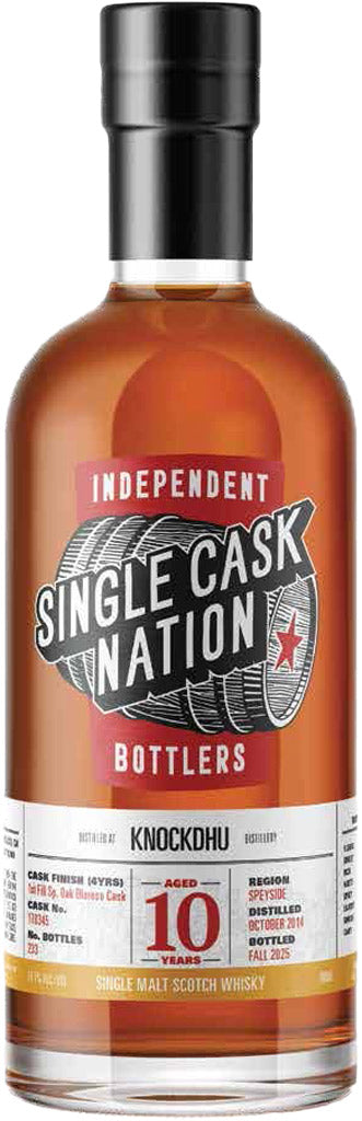 Single Cask Nation Knockdhu 10 Year Old Single Malt Whisky 2014 700ml-0