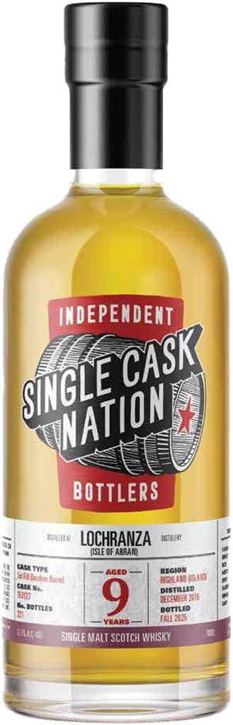 Single Cask Nation Lochranza 9 Year Old Single Malt Whisky 2015 700ml-0