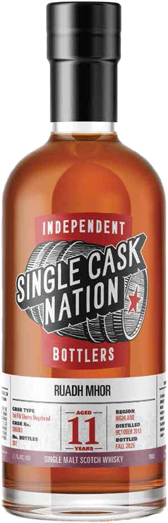 Single Cask Nation Ruadh Mhor 11 Year Old Single Malt Whisky 2013 700ml-0