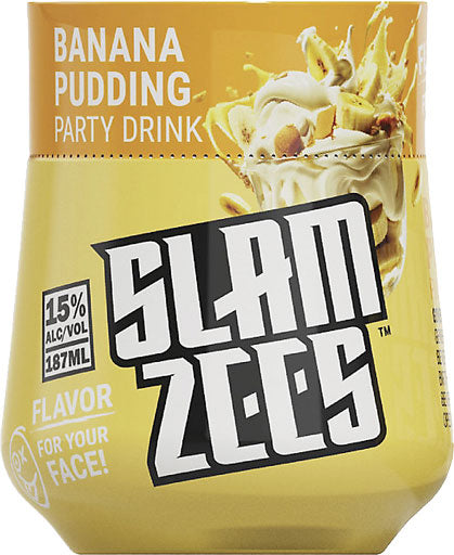 Slamzees Banana Pudding Party Drink 187ml-0