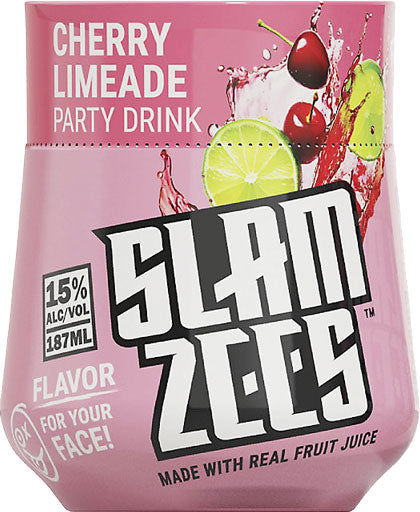 Slamzees Cherry Limeade Party Drink 187ml-0