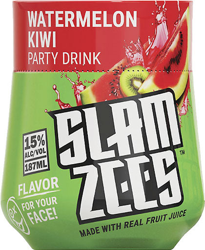 Slamzees Watermelon Kiwi Party Drink 187ml-0