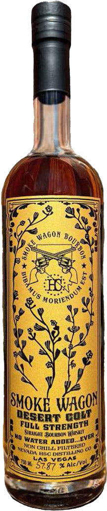 Smoke Wagon Desert Colt Full Strength Bourbon Whiskey 750ml-0