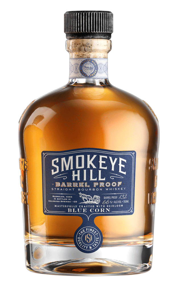 Smokeye Hill Heirloom Blue Corn Barrel Proof Straight Bourbon Whiskey 750ml-0