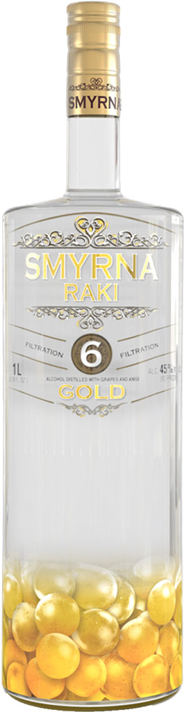 Smyrna 6 Filtration Gold Raki 1L-0