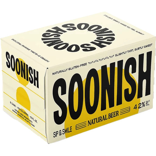 Soonish Gluten Free Natural Beer 6pk Cans
Made with banana grains & honey-0
