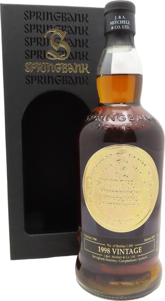 Springbank 1998 Vintage Single Malt Whisky 700ml-0