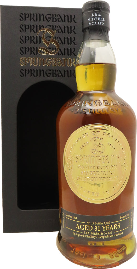 Springbank 31 Year Old Single Malt Whisky 1994 700ml-0