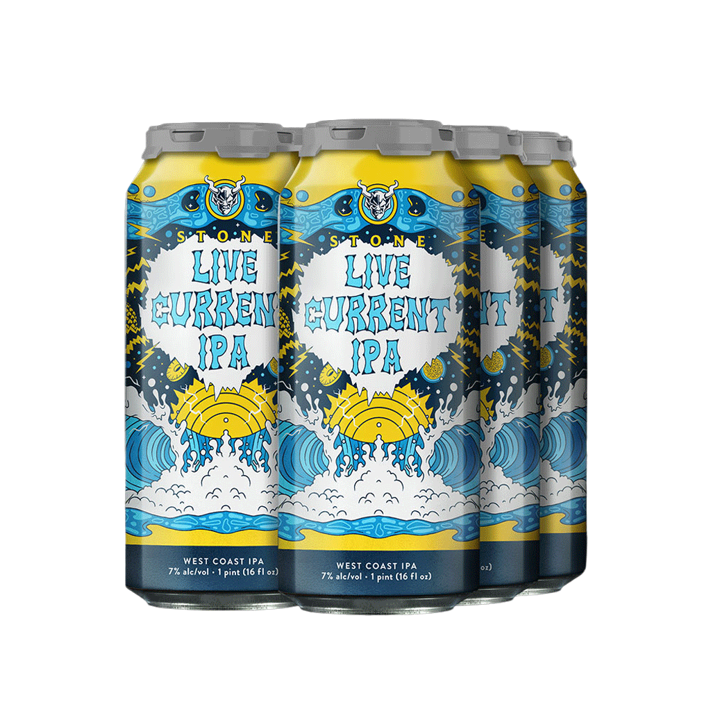 Stone Live Current IPA 16oz 6pk Cans-0