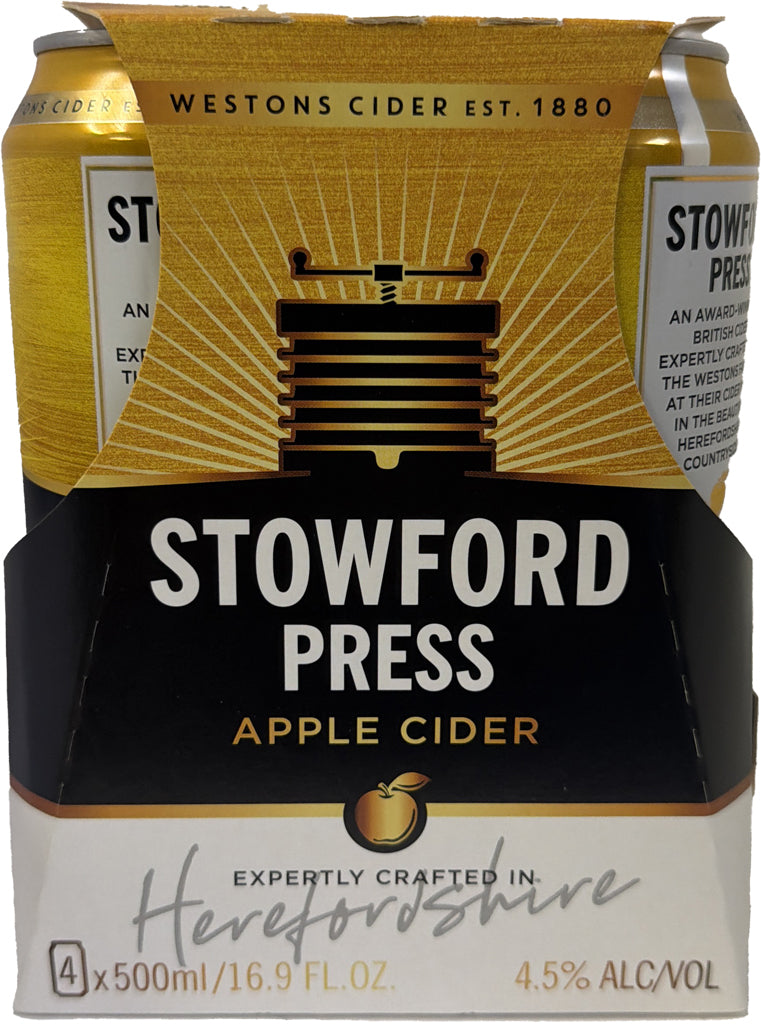 Stowford Press Hard Apple Cider 4pk Cans-0