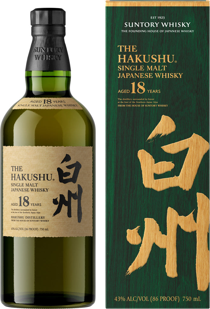 Suntory Hakushu Single Malt 18 Year Old 750ml-0