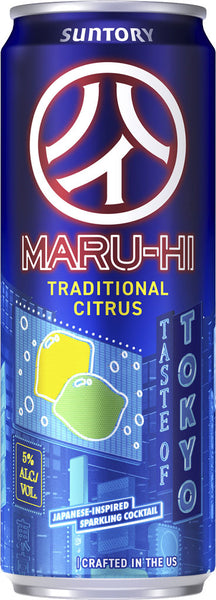 Suntory MaruHi Taditional Citrus Sparkling Cocktail 24oz Can