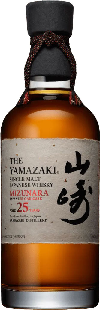 Suntory Yamazaki 25 Year Old Mizunara Japanese Oak Cask Single Malt Whiskey 700ml-0