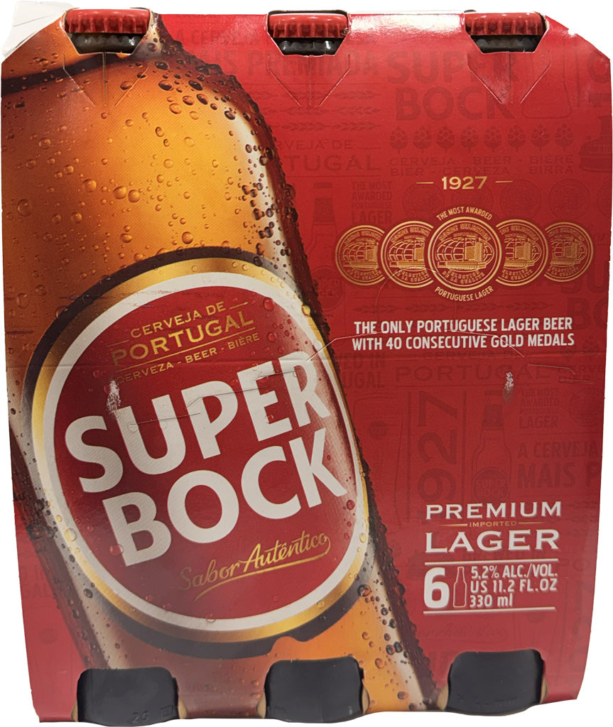Super Bock Portuguese Lager 6pk Btls-0