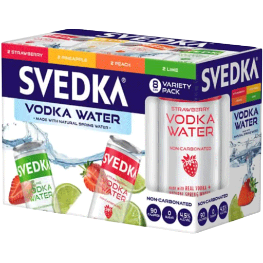 Svedka Vodka Water Variety 8pk-0