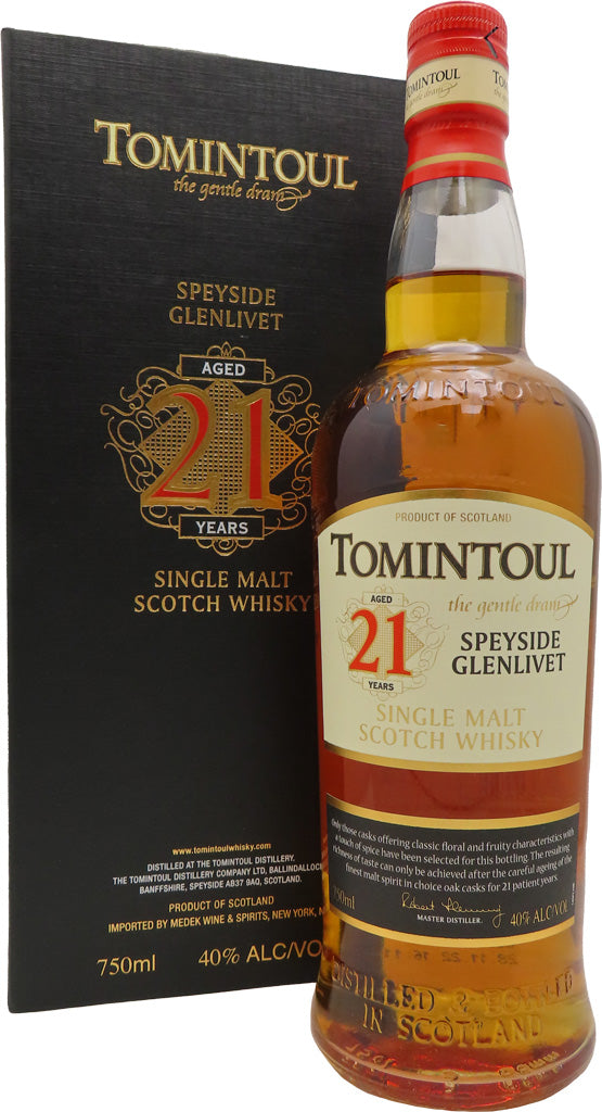 Tomintoul Single Malt Scotch 21 Year Old 750ml-0