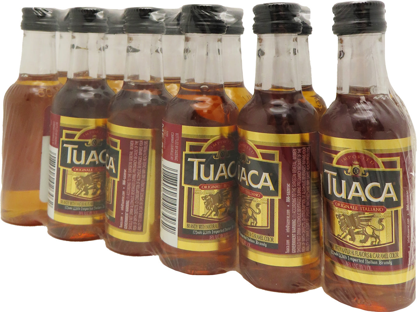 Tuaca Sweet Italian Brandy Liqueur 50ml 12pk-0