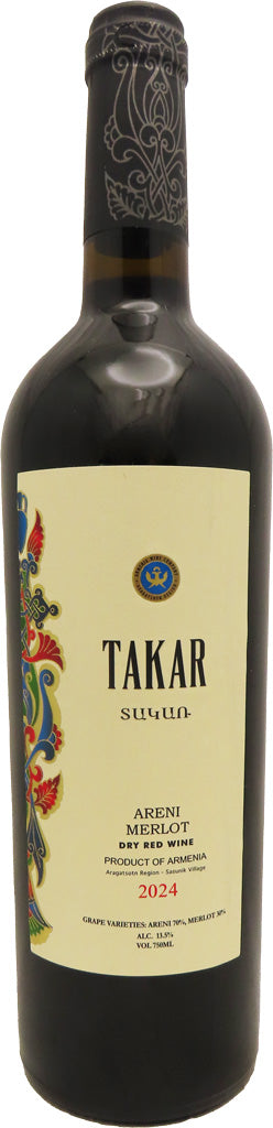 Takar Areni Merlot Dry Red Wine 750ml-0