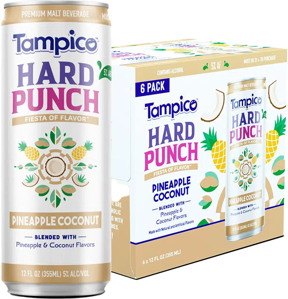 Tampico Hard Pineapple Coconut 6pk Cans-0