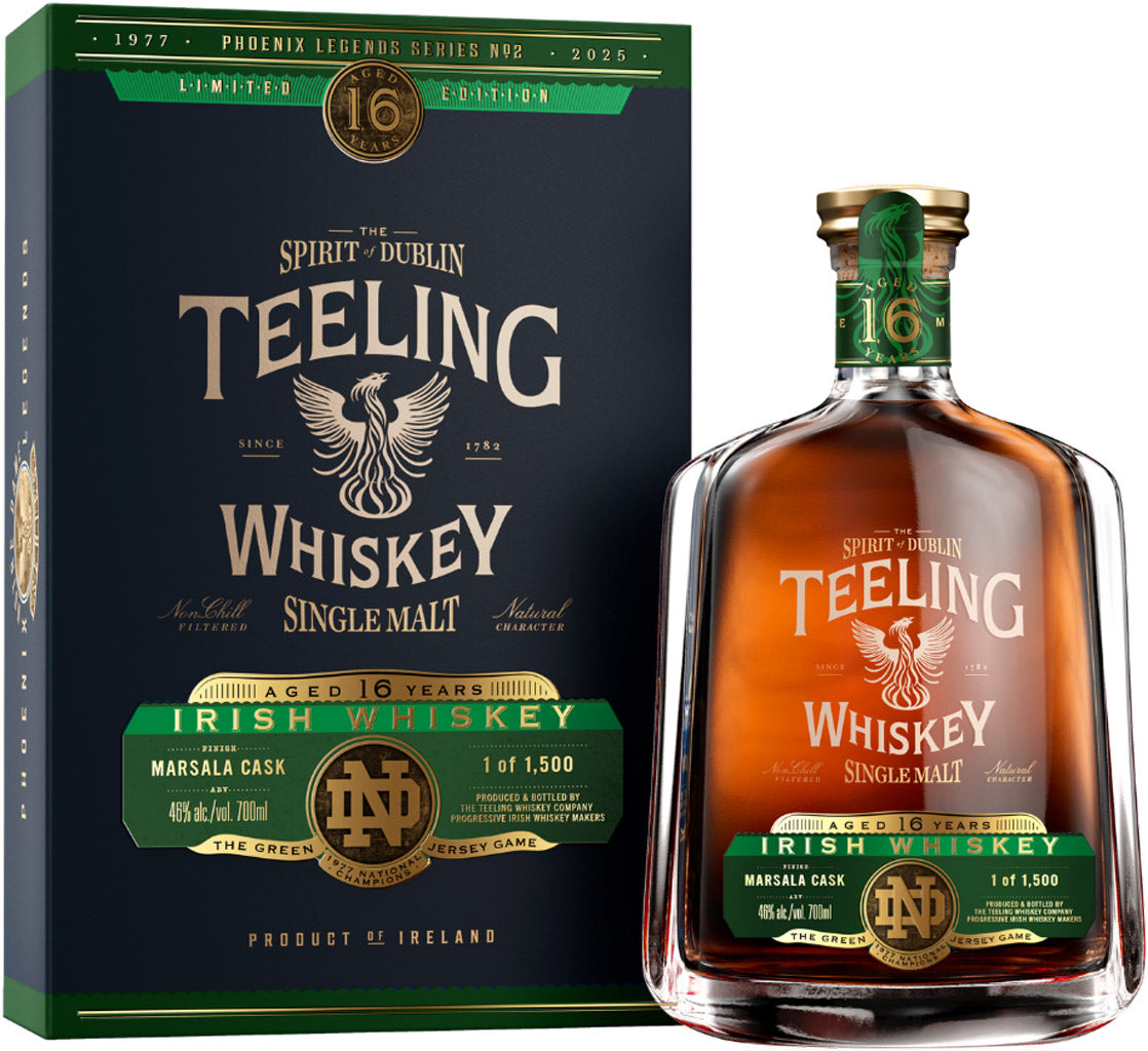 Teeling Notre Dame Phoenix Legends Series No.2 16 Year Old 750ml-0