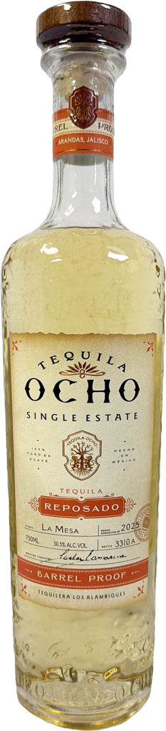 Tequila Ocho Reposado Barrel Proof 101 Proof 750ml-0