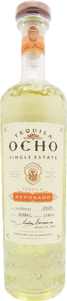 Tequila Ocho Reposado Las Raices Barrel Proof 750ml-0