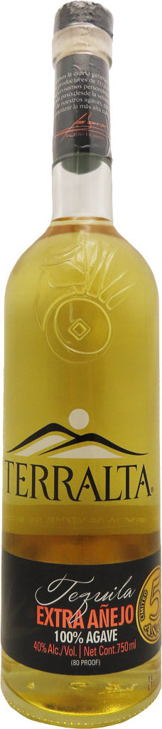 Terralta Tequila Extra Anejo 5 Year Old 750ml-0
