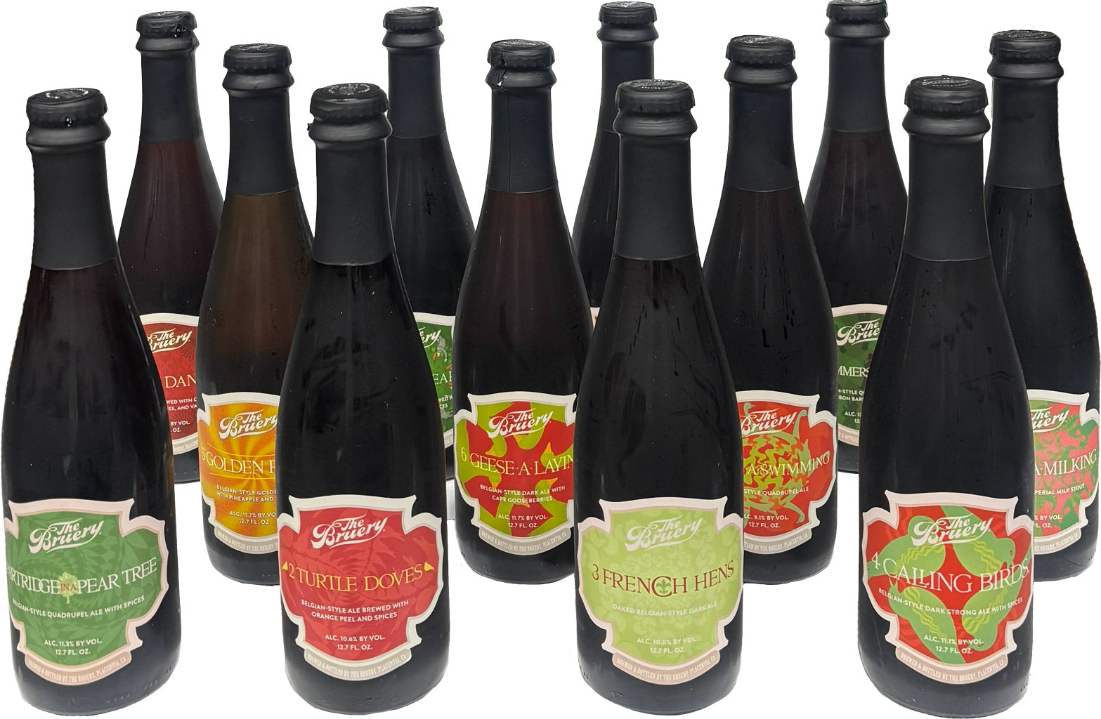 The Bruery 12 Days of Christmas Series 2025 Variety 375ml 12pk Btls-0