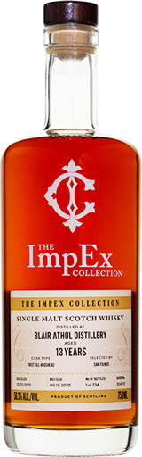The ImpEx Collection Blair Athol Distillery 2011 13 Year Old Single Malt Whisky 750ml-0